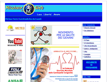 Tablet Screenshot of missioneinweb.it